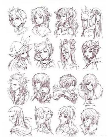 画画素材图片动漫人物,描绘独特魅力的动漫人物画卷