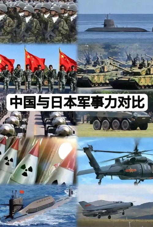 中国与日本的军事对比,战略格局下的实力解析