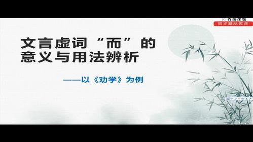高中语文视频,古诗文鉴赏与写作技巧
