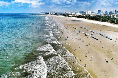 北海银滩视频,碧海蓝天下的休闲天堂