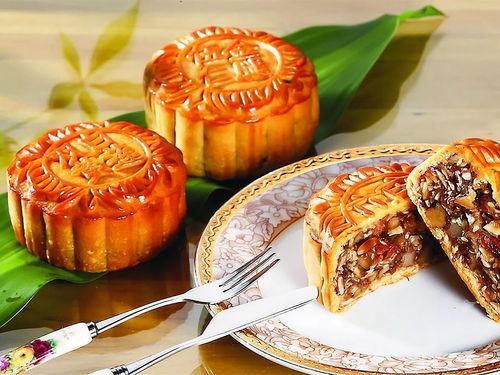 中秋节发月饼图片大全,传统佳节的味蕾盛宴