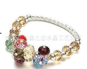 水晶手链图片,水晶手链的璀璨魅力解析