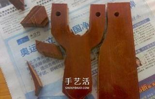 木弹弓制作过程视频,从选材到组装的完整教程